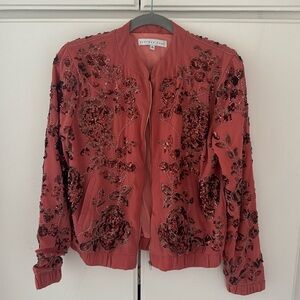 Sequin Bomber Jacket